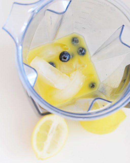 Frozen Blueberry Pineapple Lemonade 